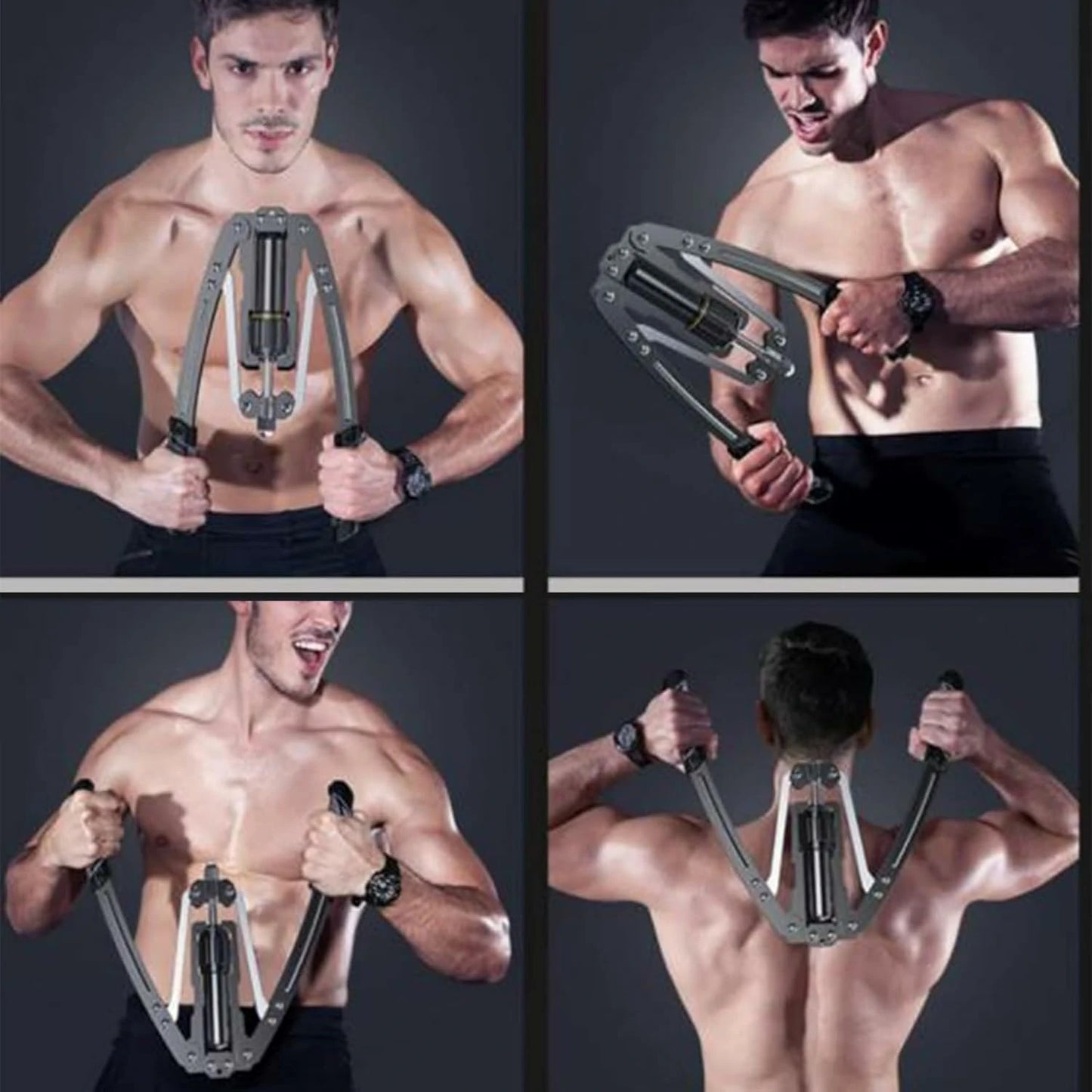 Entrenador Hidráulico Portátil Para Brazo Y Pecho Ajustable