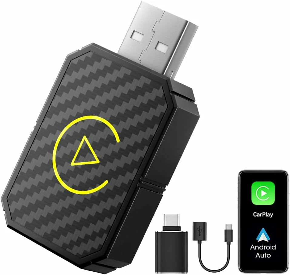 Adaptador 2 en 1 CarPlay / Android Auto Inalámbrico Para Carro