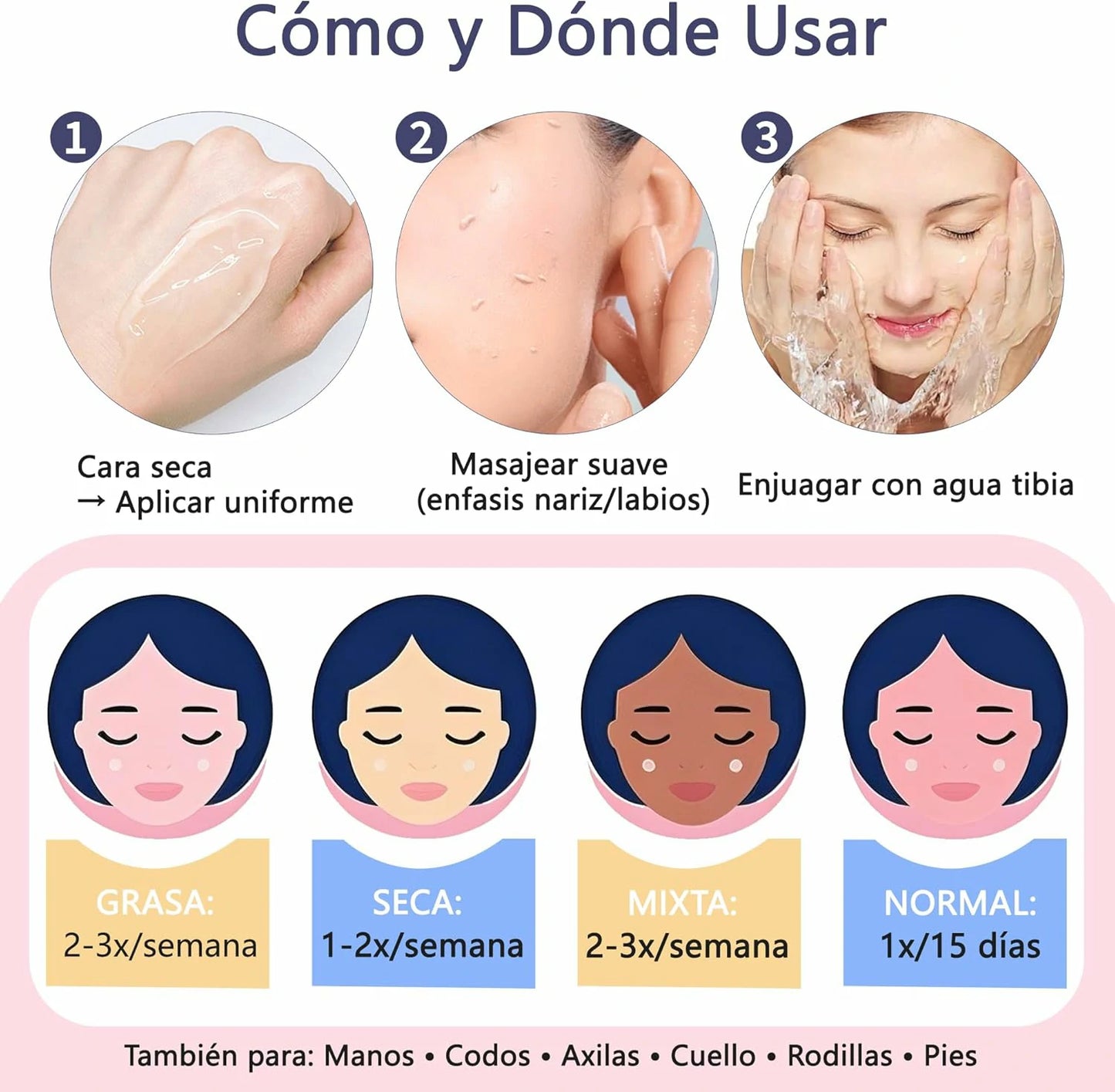 Gel Limpiador Facial Exfoliante Y Purificante Quarxery Pague 1 Lleve 2