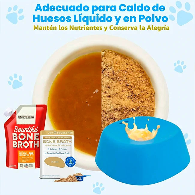 Pack x2 Cuencos Alimentación de Líquidos Para Mascotas Antideslizante
