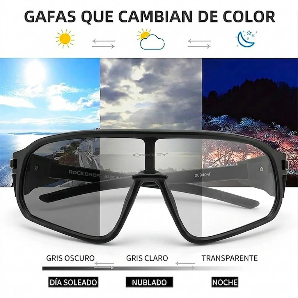 Gafas Deportivas Foto Cromáticas Protección UV400