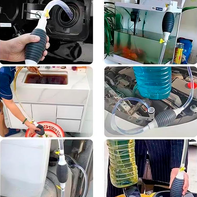 Bomba Manual de Succión de Líquidos Multifuncional x2