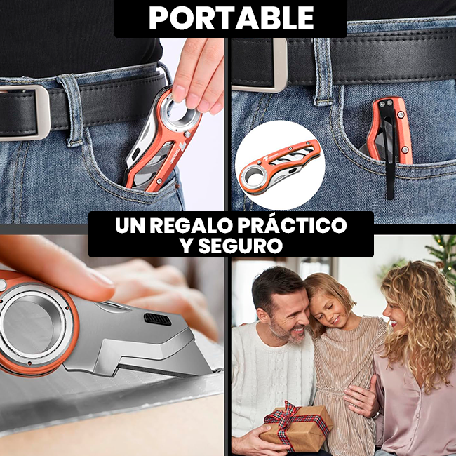 Navaja Multiusos Plegable 🎁Pague 1, Lleve 2🎁 +10 cuchillas