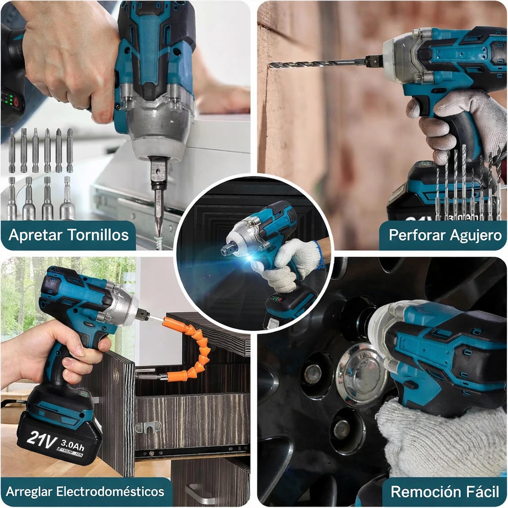 Kit 25 Piezas Llave Taladro De Impacto Makita 1/2”