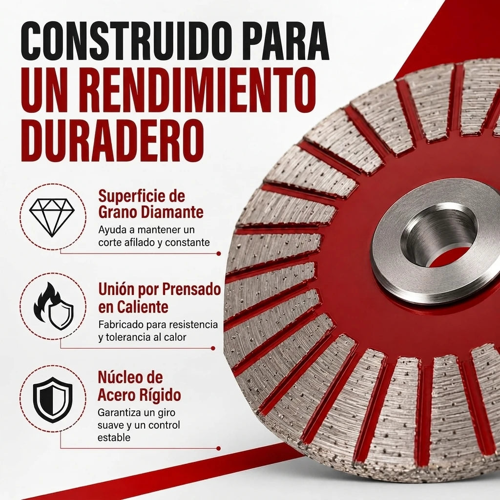 Kit X4 Discos Diamante Mini Pulidora Para Corte Azulejo Con Adaptador