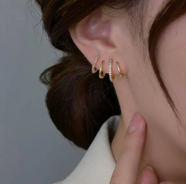 Aretes Crystal Earrings™ 4 en 1