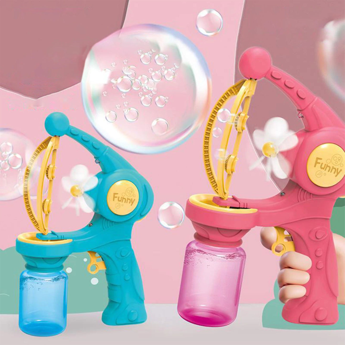 Pistola de burbujas