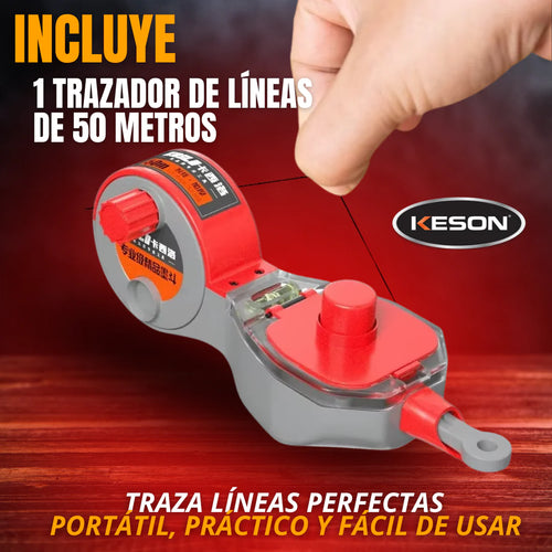 TRAZADOR DE LÍNEAS DE 50 M PROFESIONAL