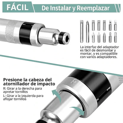 Kit Destornillador Manual De Impacto 13 Piezas