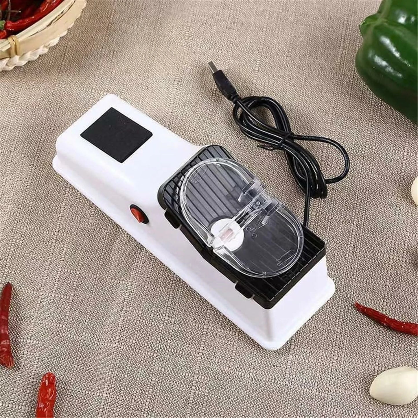 Combo Cortador 5 en 1 + Afilador Eléctrico USB