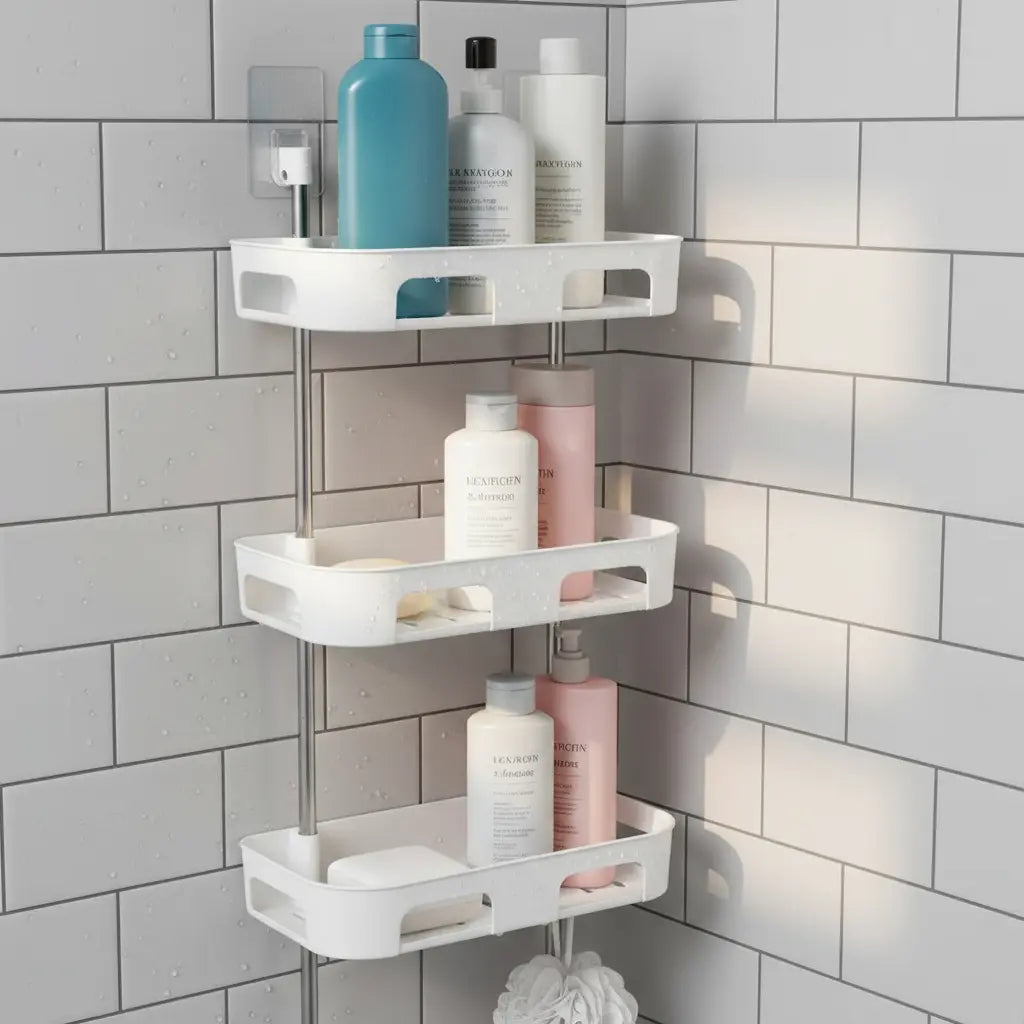 Estante Organizador Para Baño 3 Niveles Sobre Inodoro Sin Taladrar