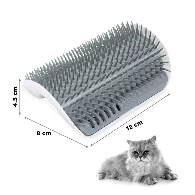Pack 4 Cepillos Rascadores Esquineros de Automasaje Y Limpieza Para Gatos