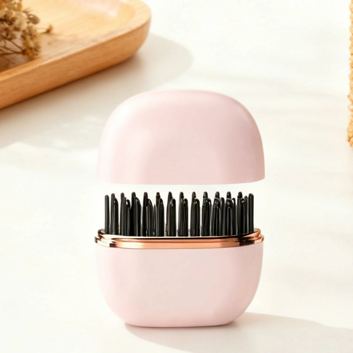 Mini Cepillo Alisador De Cabello Inalámbrico Recargable