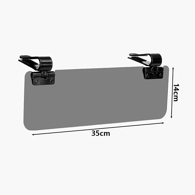 Extensor De Visera Polarizado Para Automóvil Filtro UV400