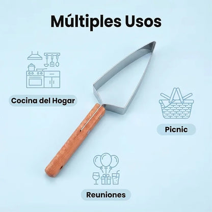 Kit x4 Cortador Triangular De Frutas Acero Inoxidable