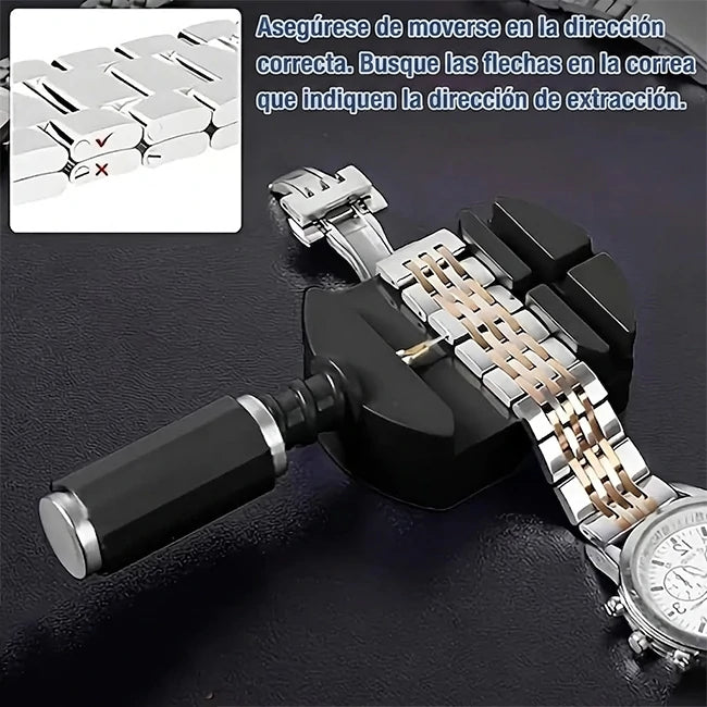 2 Kits Herramientas Extracción De Eslabones Correa Reloj