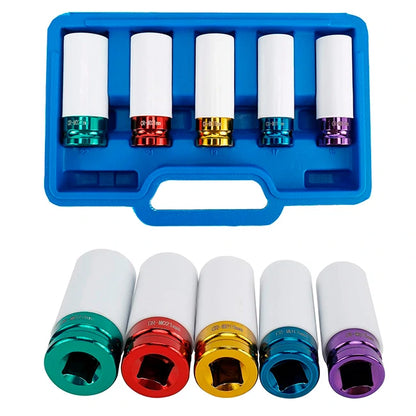 Set x5 Copas 1/2 Con Funda Protectora De Cerámica Rines de Lujo