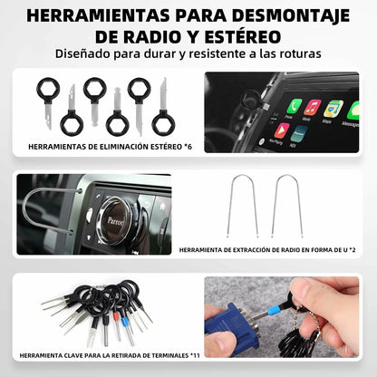 Kit x88 Piezas Herramientas De Extracción De Piezas Interior Automóviles