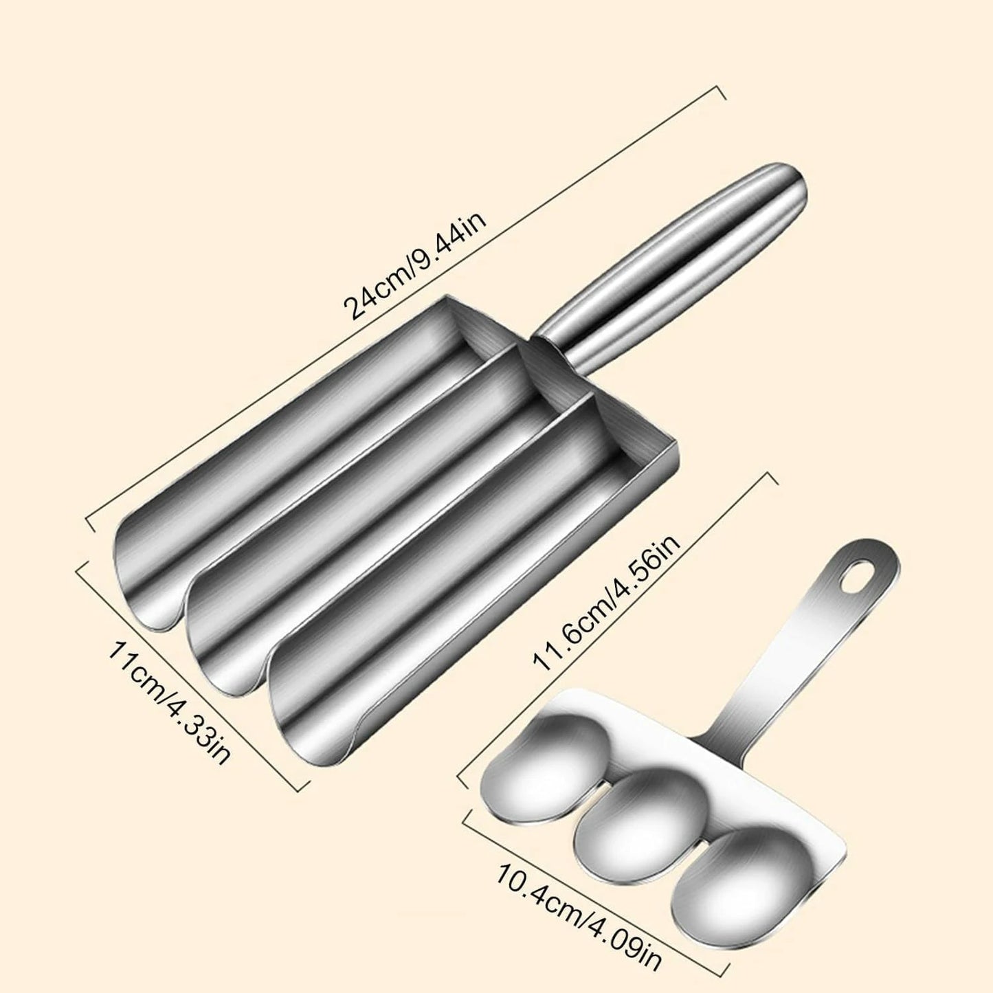 Máquina Molde Para Albóndigas Tres Compartimentos