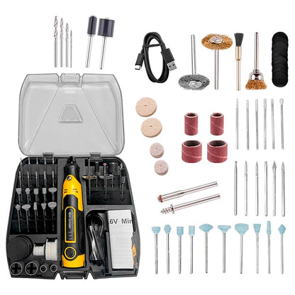 Kit 57 Piezas Herramienta Moto Tool 3.6v Inalámbrica