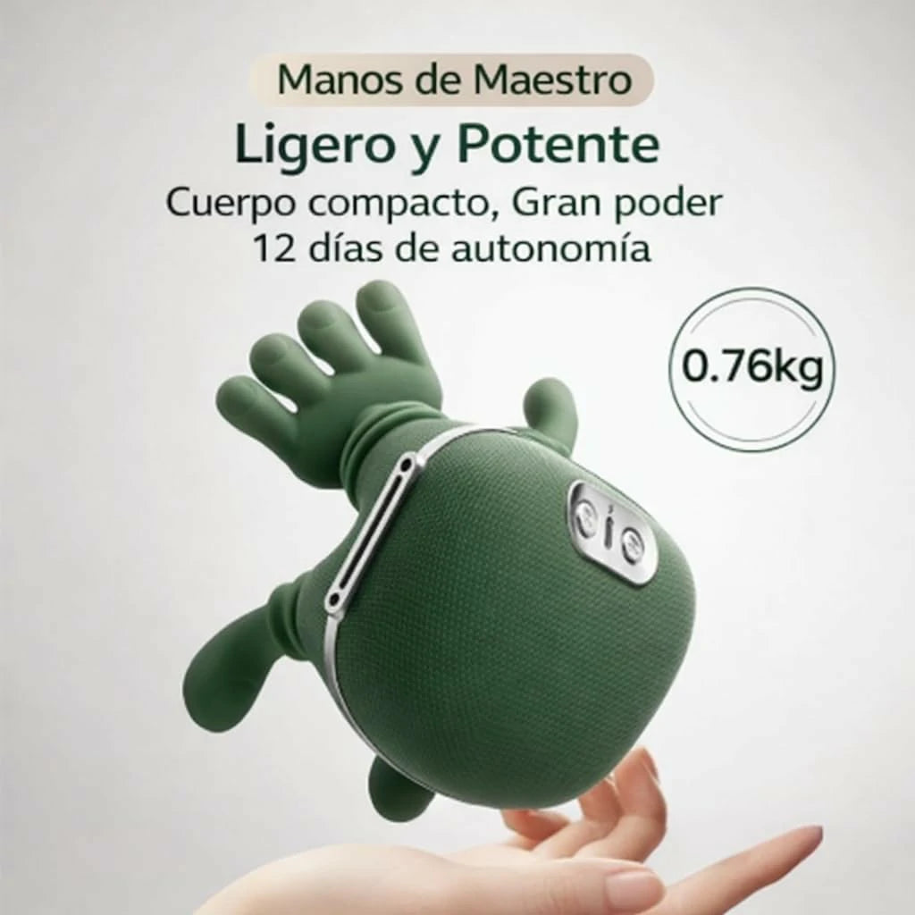 Masajeador Cervical Shiatsu Con Calor y Amasado 4D Para Cuello y Hombros