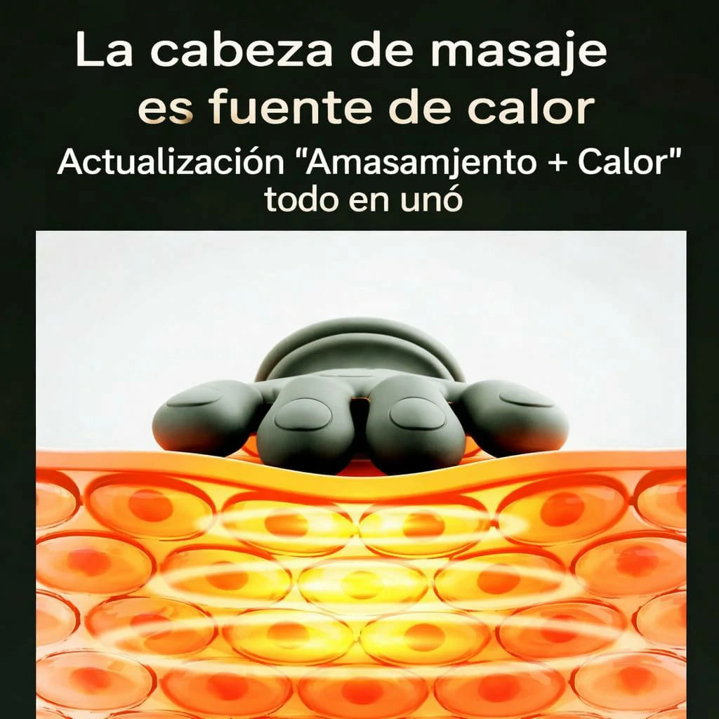 Masajeador Cervical Shiatsu Con Calor y Amasado 4D Para Cuello y Hombros