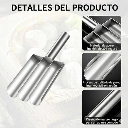 Máquina Molde Para Albóndigas Tres Compartimentos