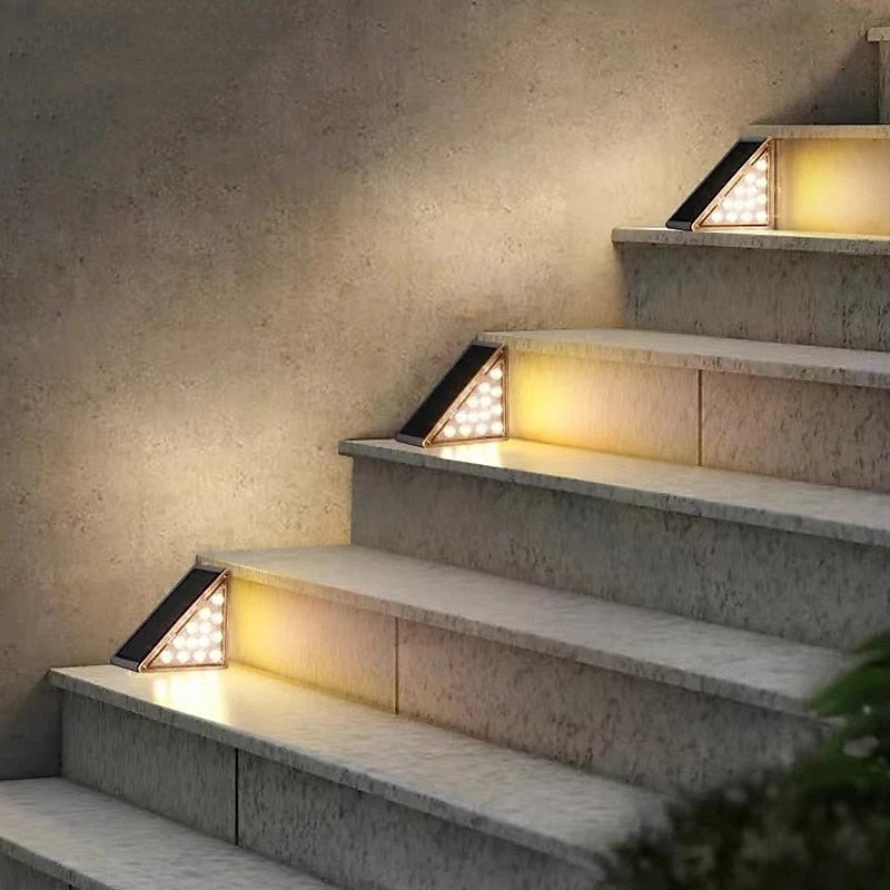 Lámparas Solares Impermeables para Escalones x2