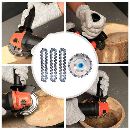Disco de Cadena para Tallado de Madera