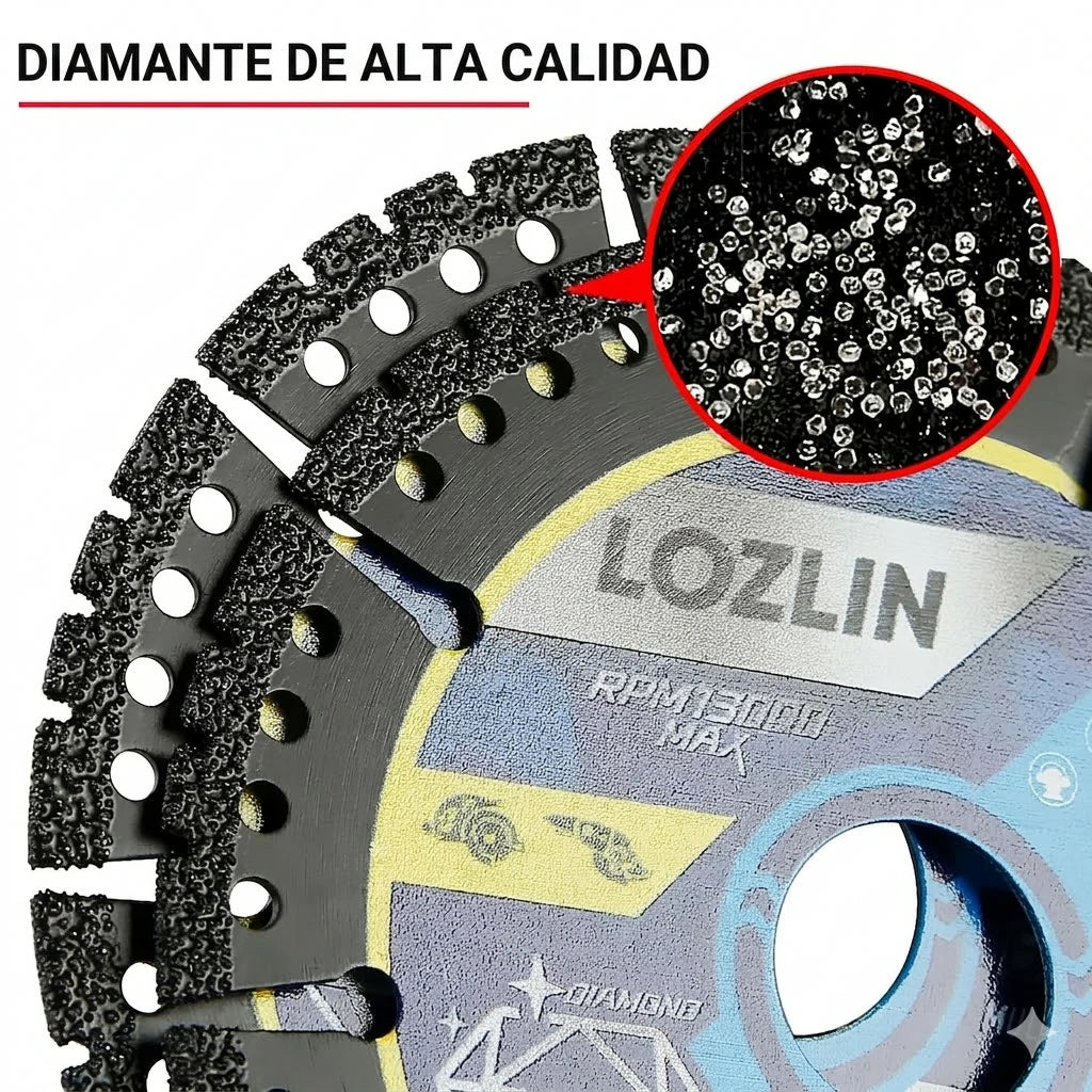 Pack x5 Disco Cortador De Diamante Multipropósito