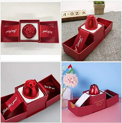 caja rosa collar de encanto