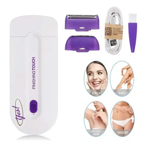 Kit X2 Depiladora Eléctrica De Vello Facial y Corporal Recargable