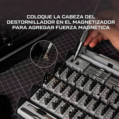 Kit 128 Piezas Destornilladores De Precisión Estuche Organizador