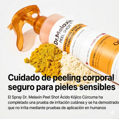 Spray Exfoliante Peel Shot Dr. Melaxin Con Ácido Kójico Y Cúrcuma
