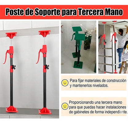 Pack x 2 Barras Gato Extensibles De Elevación Soporte Instalación Gabinete
