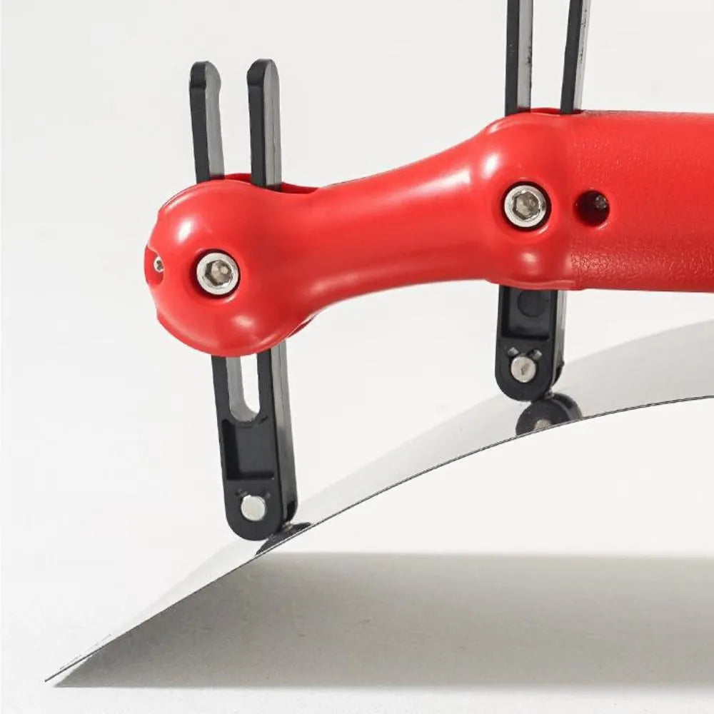 Raspador Curvo Ajustable para Muros Redondeados