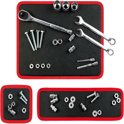 Kit 3 en 1 Alfombra Magnética Para Taller / Caja de Herramientas