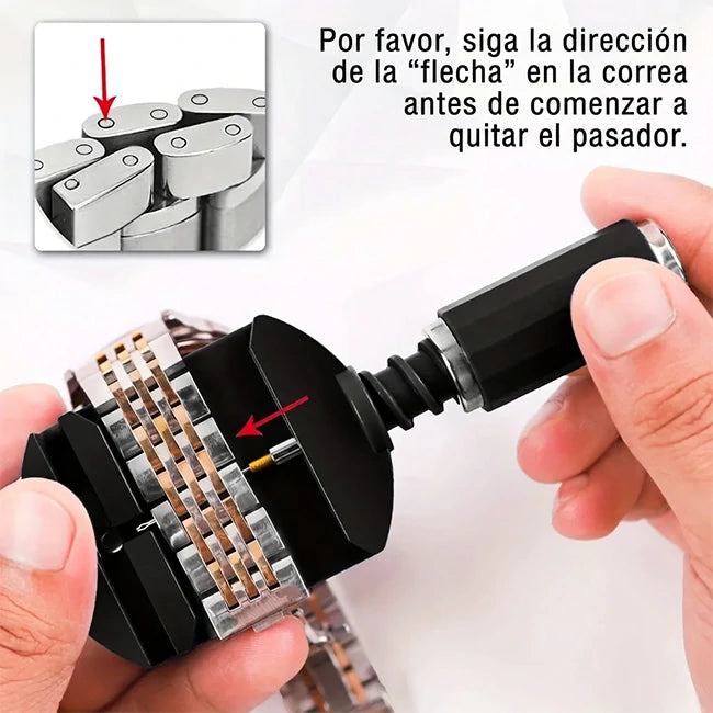 2 Kits Herramientas Extracción De Eslabones Correa Reloj