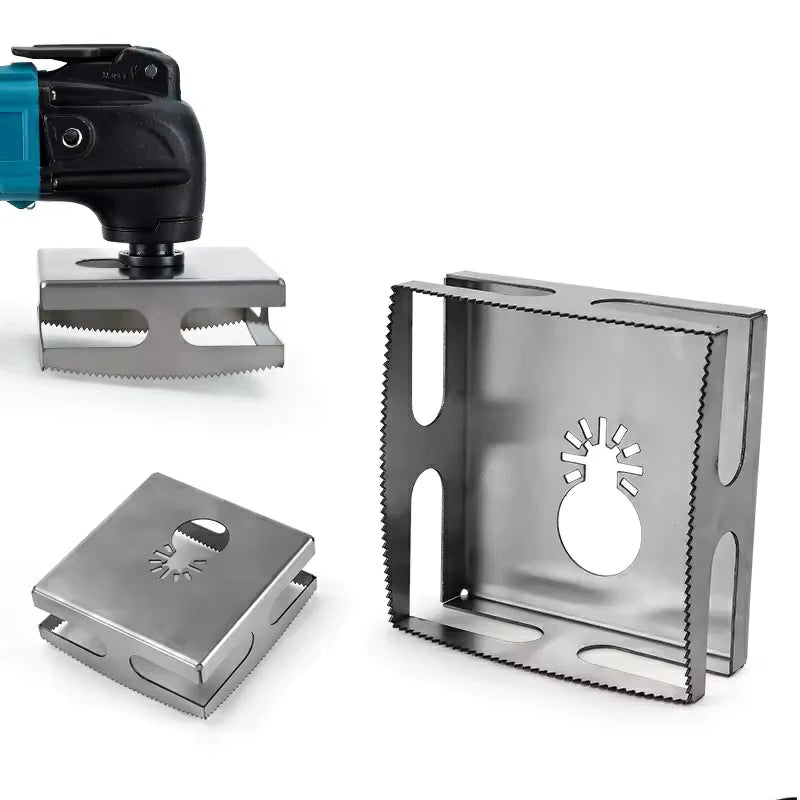 Pack x2 Cortadores De Ranura Cuadrada Y Rectangular Para Cajas Eléctricas