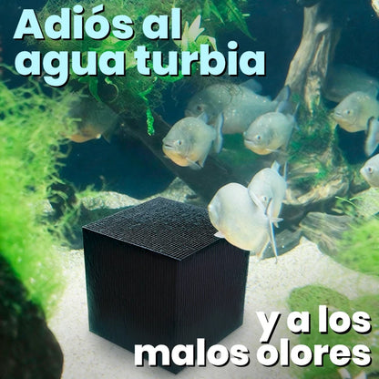 Cubo Purificador De Carbono Para Acuario