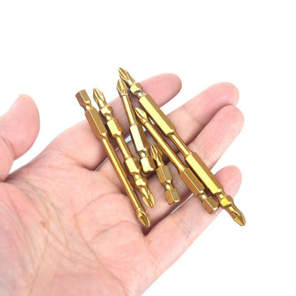 2 Kits x6 Puntas Destornilladoras Magnéticas Cabeza Cruzada