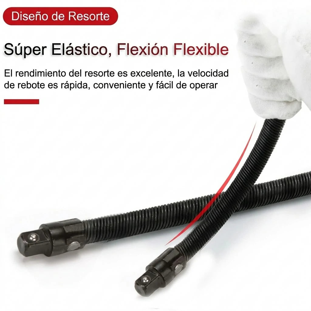 Kit x3 Extensores Flexibles 1/2 Para Ratchet / Llave De Impacto