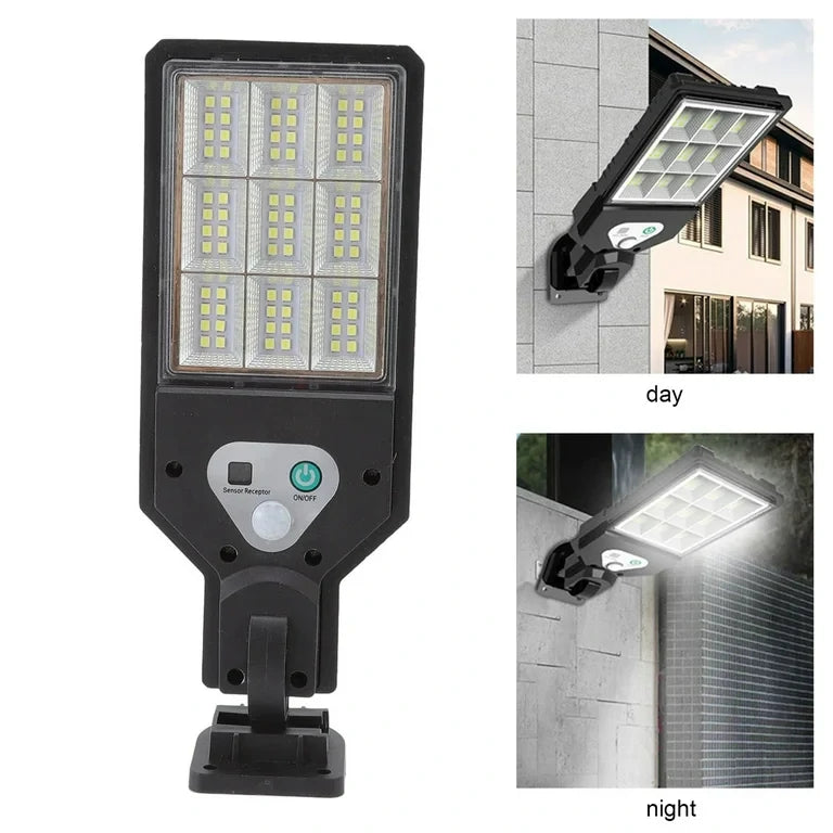 Lámpara Solar LED Para Exterior Con Sensor De Movimiento + Control