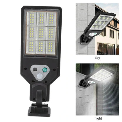 Lámpara Solar LED Para Exterior Con Sensor De Movimiento + Control