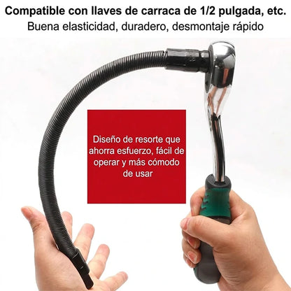 Kit x3 Extensores Flexibles 1/2 Para Ratchet / Llave De Impacto