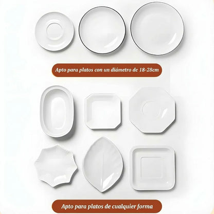 Pack x100 Fundas Aislantes Reutilizables De Alumino Para Contenedor Comida
