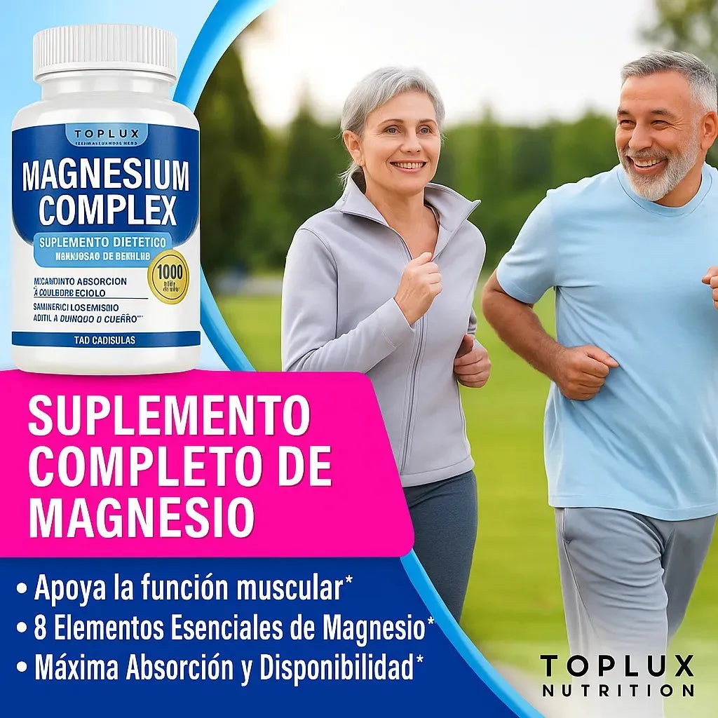 Suplemento Elemental Complejo Magnesio 8 En 1