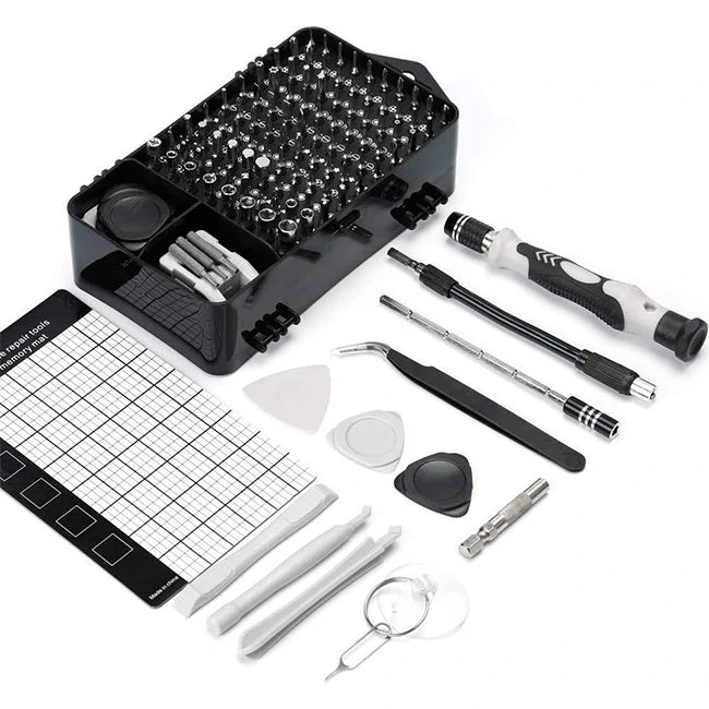 Kit 115 En 1 Destornilladores de Precisión Electrónica Con Estuche