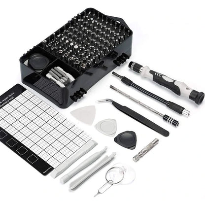 Kit 115 En 1 Destornilladores de Precisión Electrónica Con Estuche