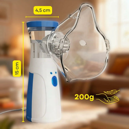 Inhalador de Vapor Ultrasónico Portátil Inalámbrico Niños y Adultos